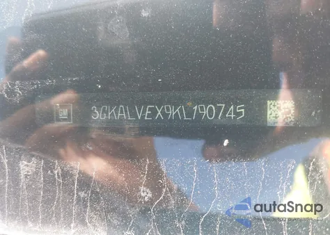 2019 GMC Terrain Slt из США, поврежденный, VIN 3GKALVEX9KL190745